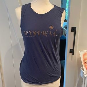 Spiritual Gangster Navy “Mystical” muscle tee Size Medium